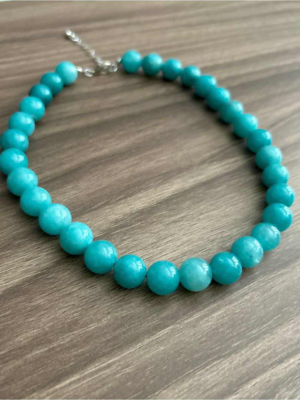 Turquoise Beaded Necklace Q1142 - Picture 3 of 3